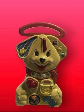 Vintage ~ Fisher Price ~ Bingo Dog ~ Activity Walker Toy ~ For Baby & Toddlers